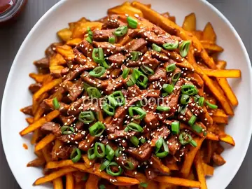 Korean BBQ Kimchi Fries