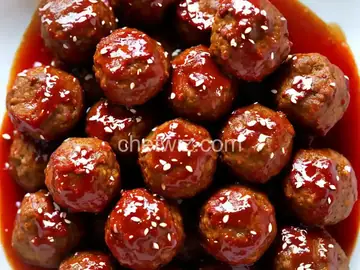Korean Barbecue-Style Meatballs