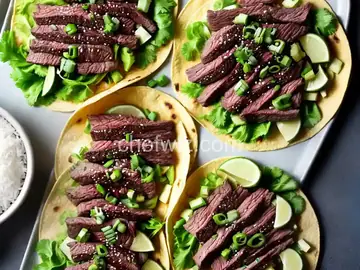 Korean Steak Tacos