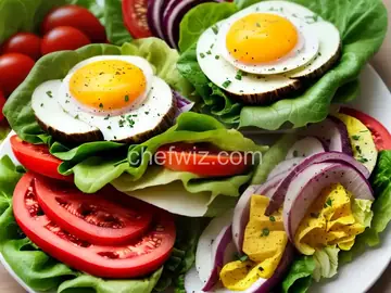 L.O.V.E. Wrap Sandwich (Lettuce, Onion, Vegetable, Egg Salad)