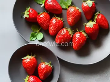 Ladybug strawberries
