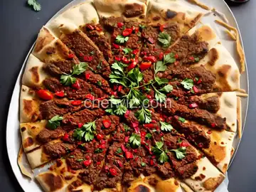 Lahmajun (Armenian Flatbread With Spiced Lamb)