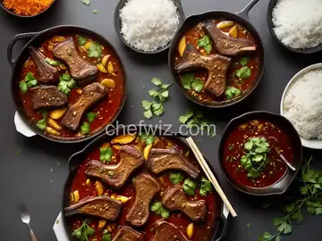 Lamb Chops in Duck Sauce