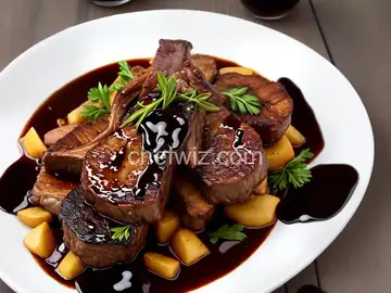 Lamb Chops with Balsamic Reduction