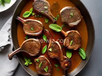Lamb Chops with Mint Oil