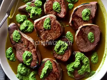 Lamb Loin Chops with Mint Pesto