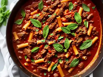 Lamb Ragu with Mint