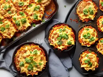 Lasagna Cupcakes