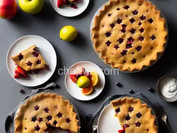 Late-Summer Mixed-Fruit Pie Recipe