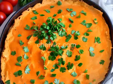 Layered Buffalo Chicken Dip