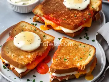 Lazy Chicken Parmesan Grilled Cheese