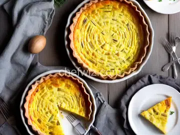Leek and Cheese Quiche