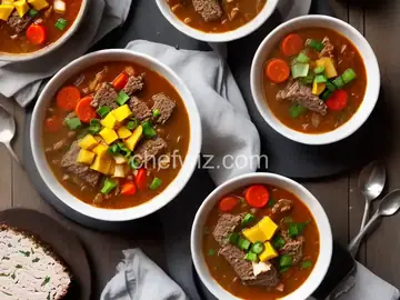 Leftover Meatloaf Soup