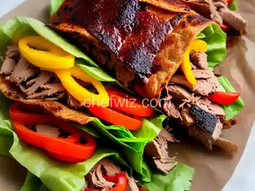 Leftover Pork Roast BBQ Wrap