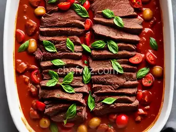 Leftover Roast Beef in Tomato Sauce