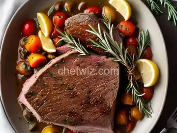 Leg of Lamb With Garlic and Rosemary