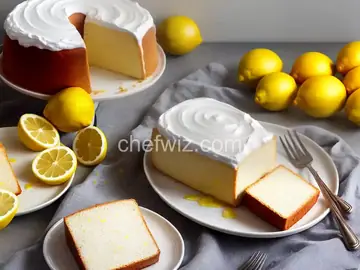 Lemon Angel Food Cake