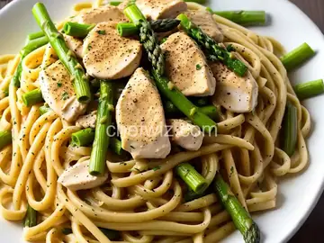 Lemon Asparagus Chicken Pasta