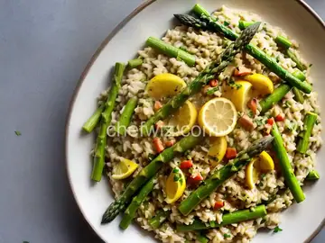 Lemon Asparagus Risotto
