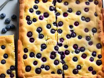 Lemon-Blueberry Blondie Bars