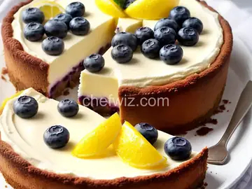 Lemon-Blueberry Cheesecake