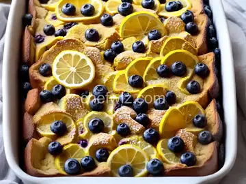 Lemon Blueberry French Toast Bake
