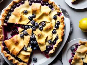 Lemon Blueberry Pie