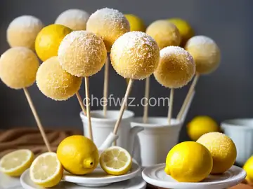 Lemon Cake Pops from Scratch