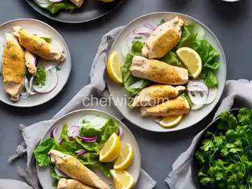 Lemon Chicken Wraps