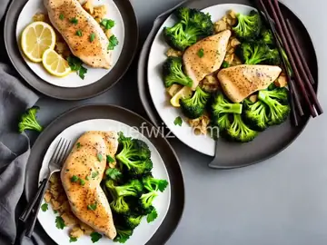 Lemon Chicken with Broccoli & Bow Ties
