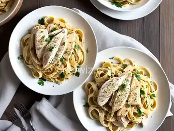 Lemon Cream Pasta with Chicken