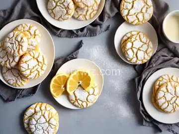 Lemon Crinkle Cookies