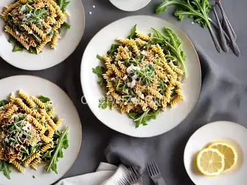 Lemon Fusilli with Arugula