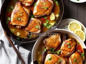 Lemon-Garlic Chicken Thighs