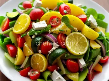 Lemon Lime Vegetable Salad