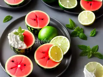 Lemon-Lime Watermelon Shots