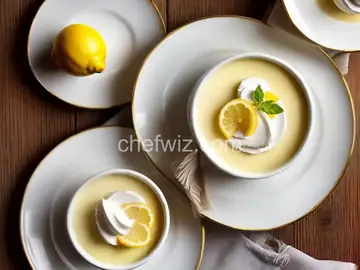 Lemon Panna Cotta with Lemon Marmalade