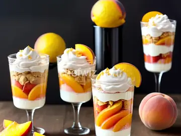 Lemon Peach Parfaits