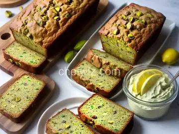 Lemon Pistachio Zucchini Bread