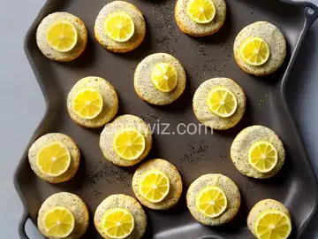 Lemon Poppyseed Mini Scones