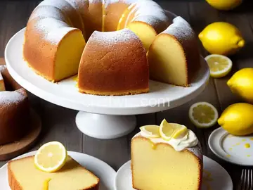 Lemon Pudding Pound Cake
