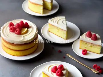 Lemon Raspberry Cake with Lemon Cream Cheese Frosting