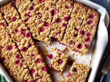 Lemon-Raspberry Oatmeal Crumb Bars