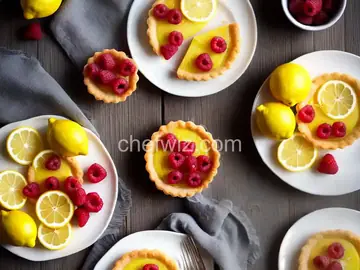 Lemon Raspberry Tarts