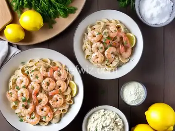 Lemon Shrimp Alfredo