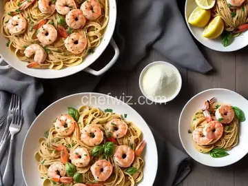 Lemon Shrimp Pasta