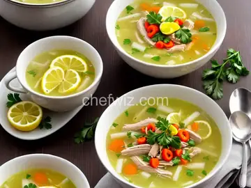Lemon Turkey Soup