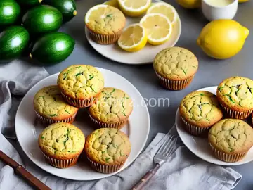 Lemon Zucchini Muffins