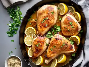 Lemon and Garlic Baked Chicken
