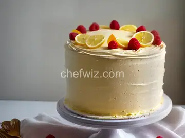 Lemon and Raspberry Wedding Cake with Vanilla Buttercream